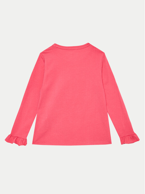 Guess Guess Bluse K4BI11 J1314 Rosa Regular Fit