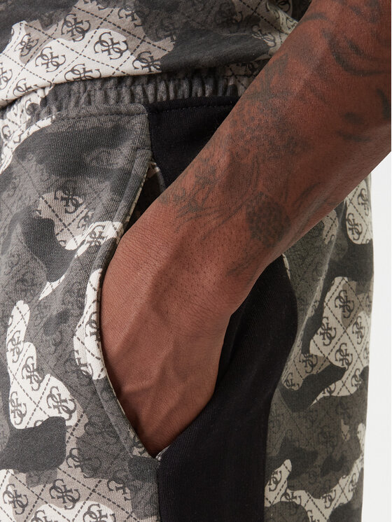 Guess Guess Sporta šorti Z6RD00 K9YI1 Pelēks Regular Fit