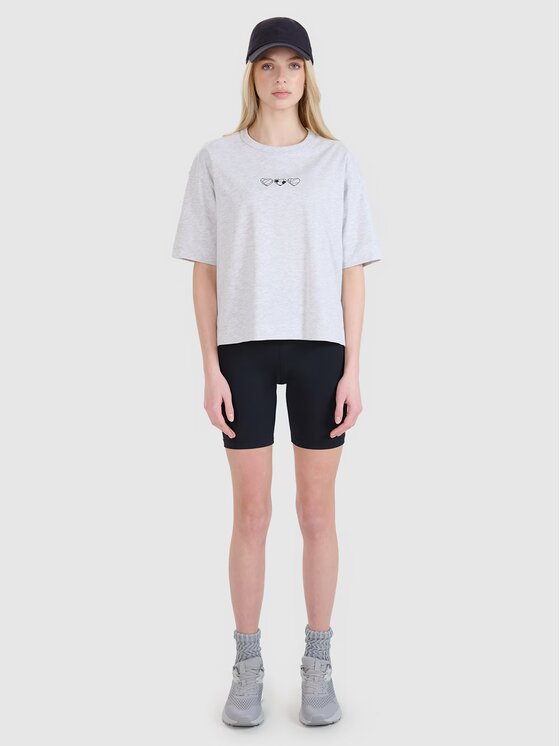 4F 4F T-Shirt 4FRSS25TTSHF2873-27M Γκρι Oversize