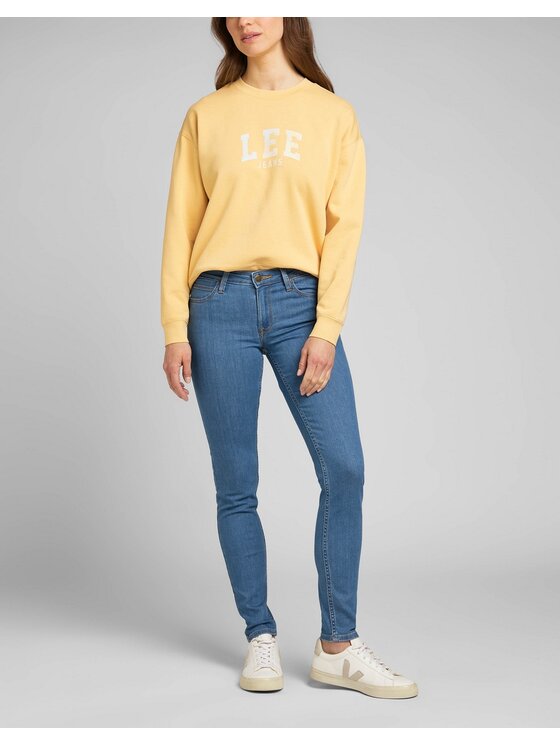 Lee Lee Jeansy Scarlett Fresh Clean Light Niebieski Skinny Fit