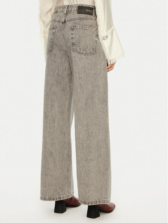 ViCOLO ViCOLO Jeansy DS0004 Szary Wide Leg