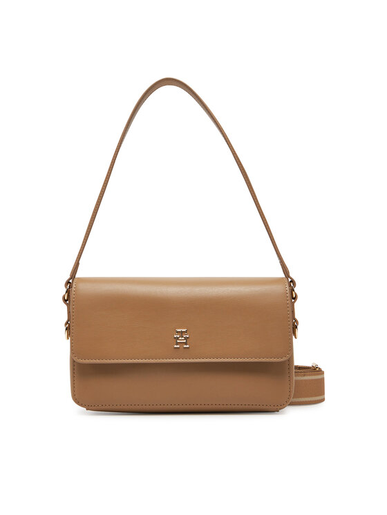 Tommy Hilfiger Tommy Hilfiger Handtasche Th Distinct Conv Crossover AW0AW17219 Braun