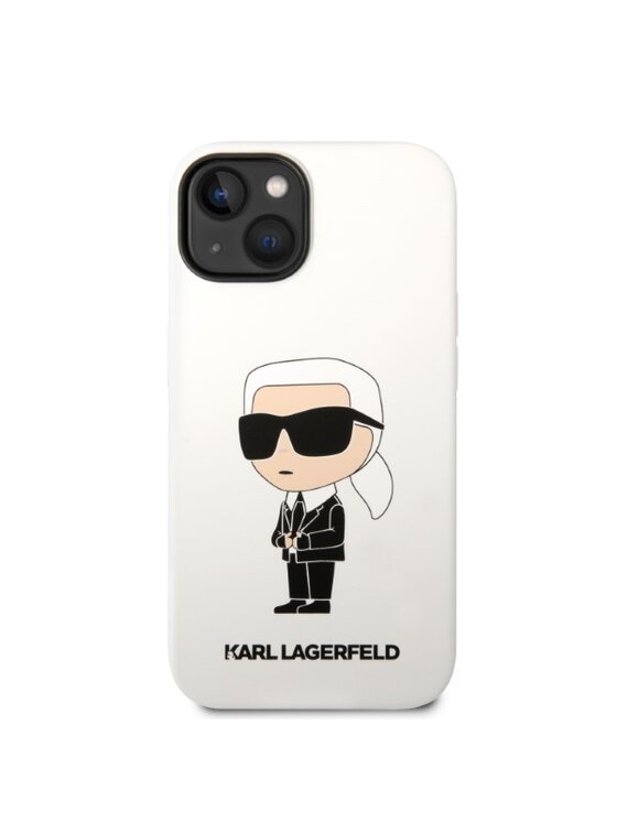 KARL LAGERFELD KARL LAGERFELD Etui na telefon iPhone 14 Plus Biały