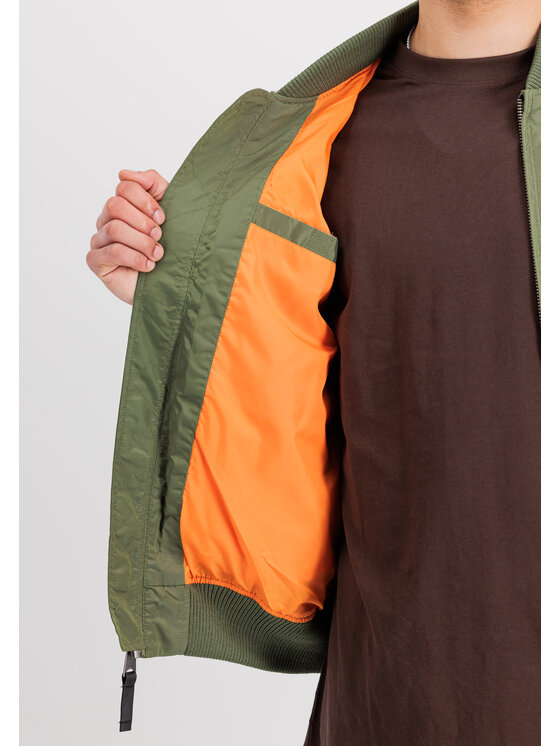 Alpha Industries Alpha Industries Bunda bomber AI.191103-01-4XL Zelená Slim Fit