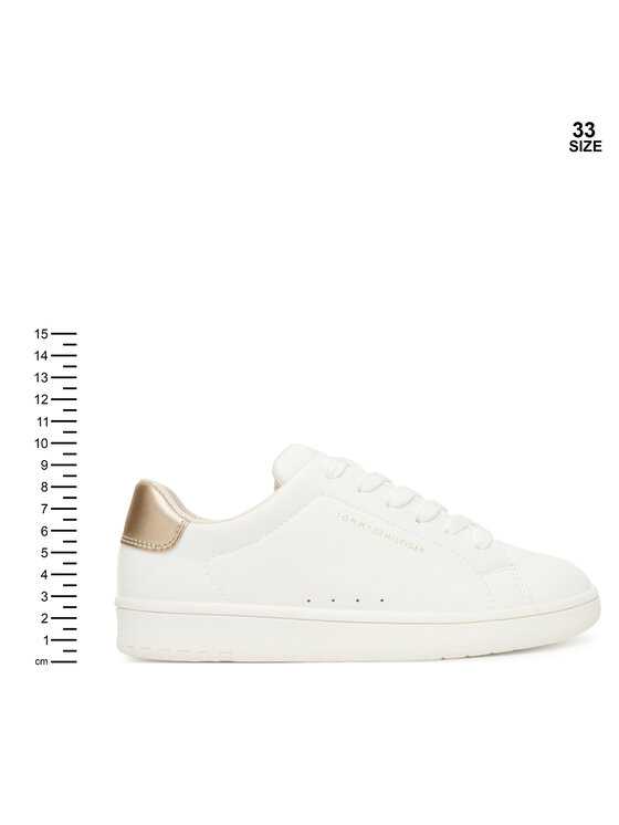 Tommy Hilfiger Tommy Hilfiger Снікерcи Low Cut Lace Up Sneaker T3A9-33976-1355 S Білий