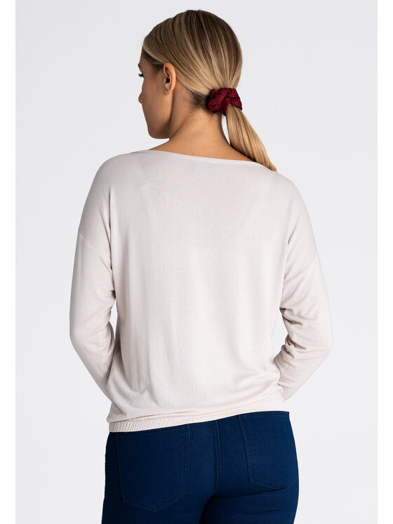 FIGL FIGL Blúzka M981 Béžová Regular Fit