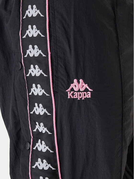 Kappa Kappa Pantaloni da tuta 361W7JW Nero Comfort Fit
