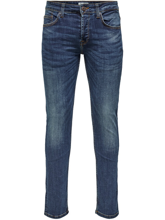 Only & Sons Only & Sons Jeansy Weft 22005076 Granatowy Regular Fit