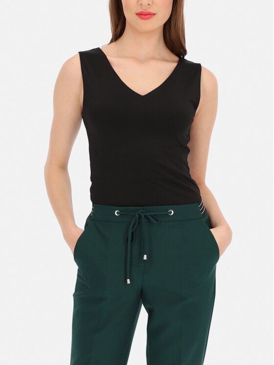 L’AF L’AF Spodnie materiałowe Liberty Zielony Regular Fit