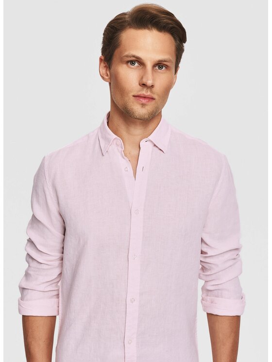 Pako Lorente Pako Lorente Koszula P26SN-1X-023 Różowy Slim Fit