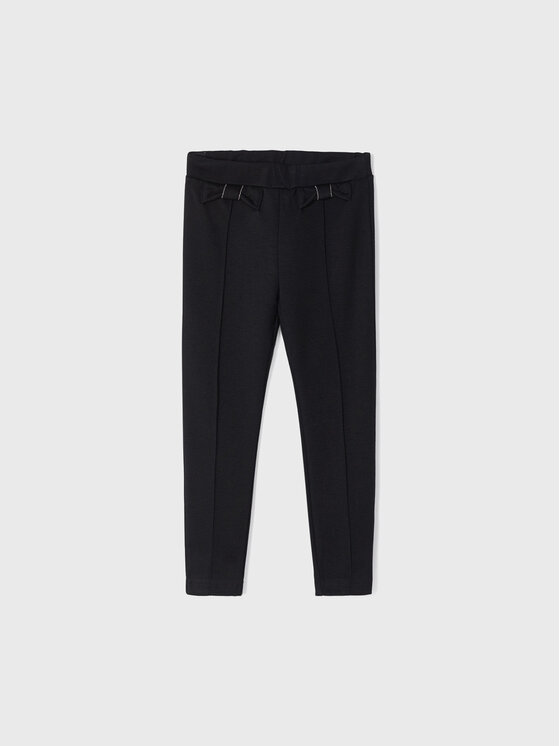 Mayoral Mayoral Auduma bikses 4502 Melns Slim Fit