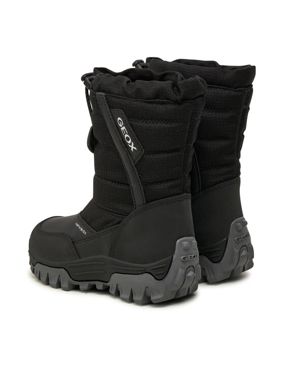 Geox Geox Škornji za sneg J Himalaya Boy B Abx J26FRA 0FU54 C9999 M Črna