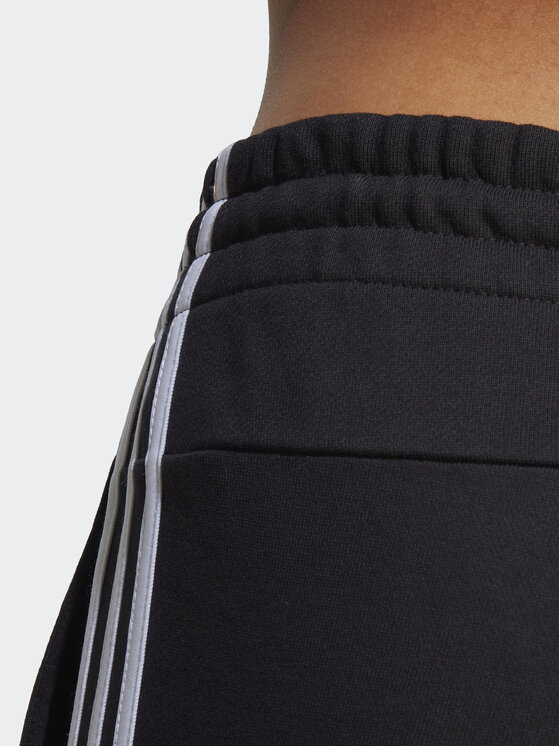 adidas adidas Спортивні штани Essentials 3-Stripes French Terry Cuffed Joggers IC8770 Чорний Slim Fit