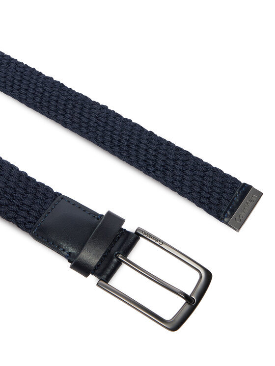 Calvin Klein Calvin Klein Pásek Casual Pin Buckle 35Mm Fixed - LV04D7088G Tmavomodrá
