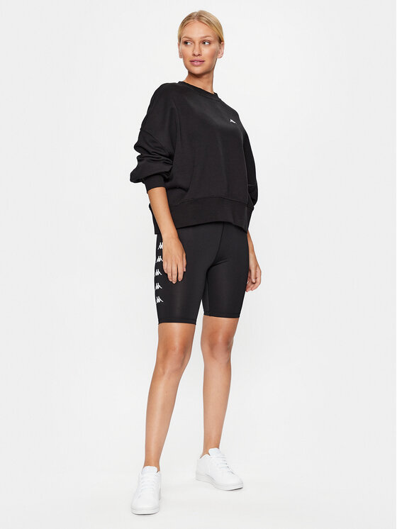 Kappa Kappa Sportske kratke hlače 312084 Crna Skinny Fit