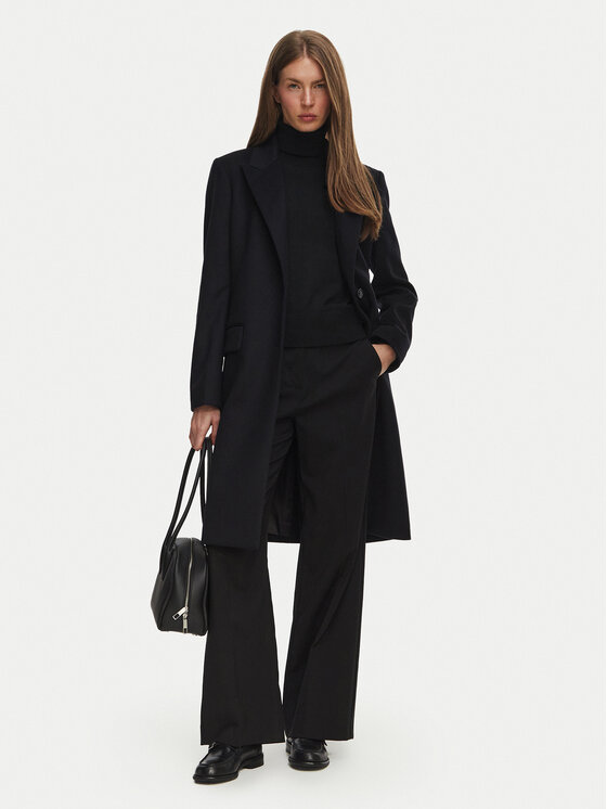 BOSS BOSS Вълнено палто Classin1  50574982 Тъмносин Regular Fit