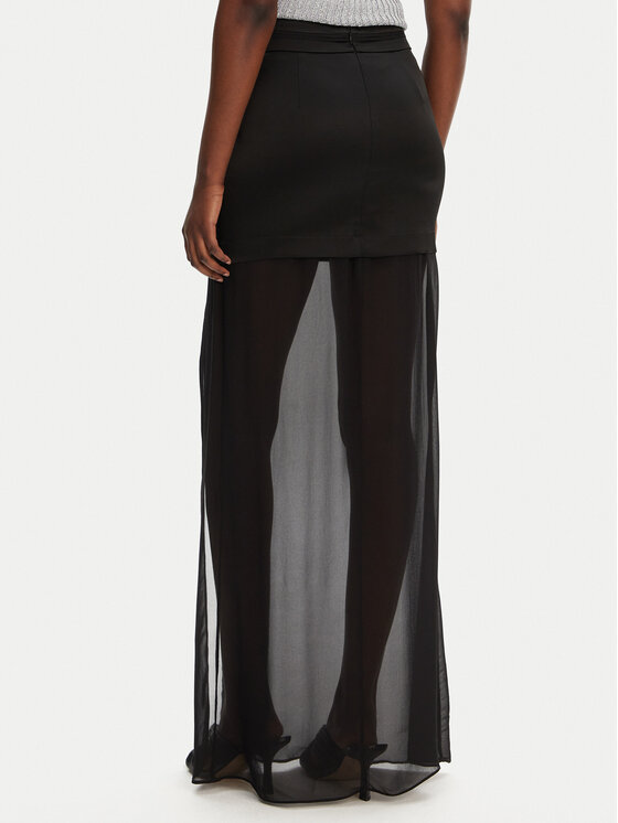 PINKO PINKO Maxi sukně Gaerzetta 104686 A2CO Černá Regular Fit