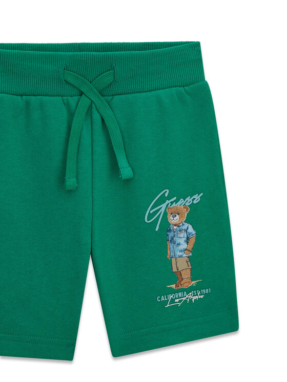 Guess Guess Sportshorts N6GD04 KA6R4 Grün Regular Fit
