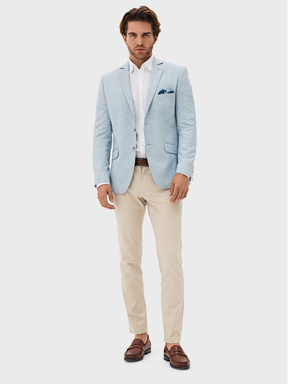 Evenemen Evenemen Marynarka Passa Niebieski Slim Fit