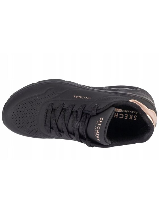 Skechers Skechers Sneakersy Skechers Uno Wedge - Hi Steps Czarny