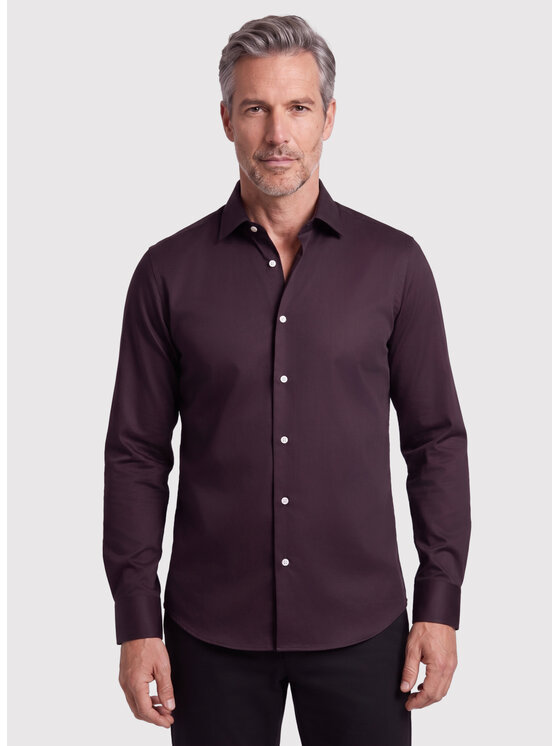 Pako Lorente Pako Lorente Koszula P26WF-1X-025 Bordowy Slim Fit