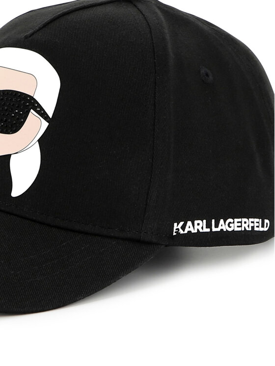 KARL LAGERFELD KARL LAGERFELD Czapka z daszkiem Z30387 Czarny