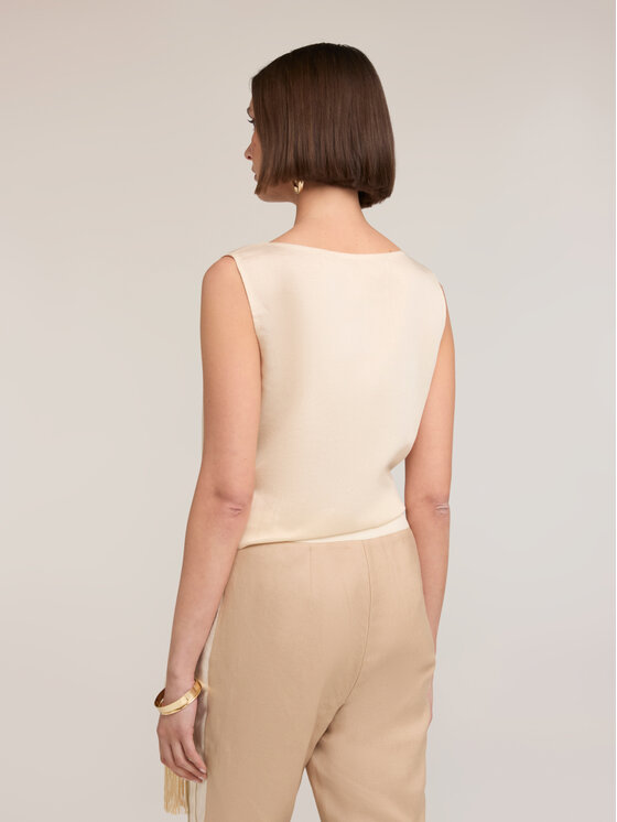 Motivi Motivi Blusa 2094Q002004N011 Crema Regular Fit