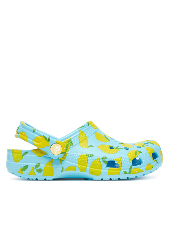 Crocs Crocs Klapki Classic Fresh Fruits Clog 211008 Niebieski