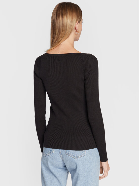 Blusa Square K20K205096 Nero Slim Fit