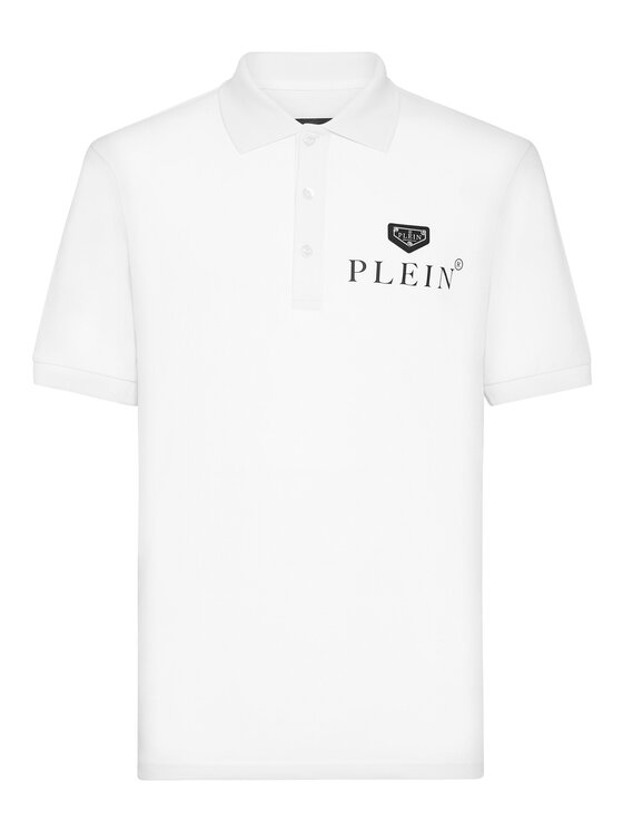 PHILIPP PLEIN PHILIPP PLEIN Polokošile 9553 Bílá Slim Fit