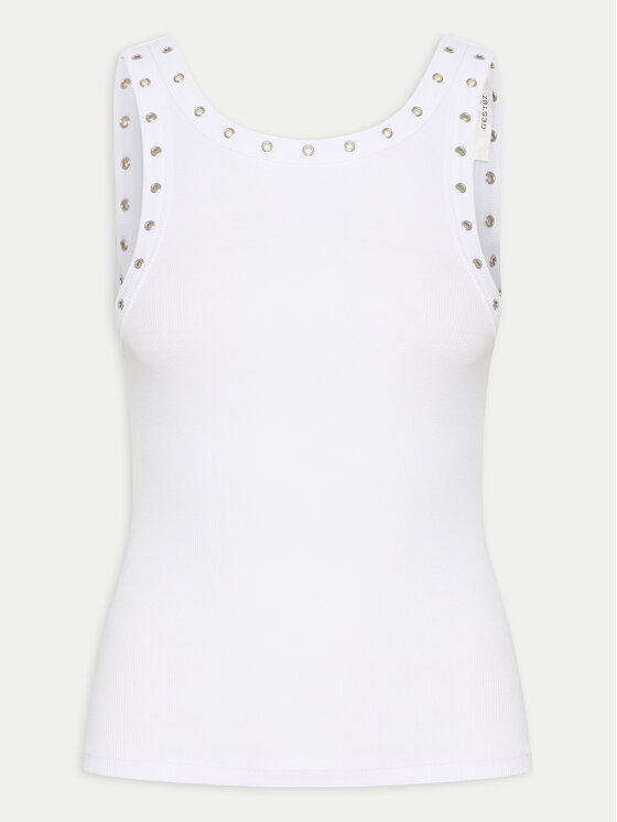 Gestuz Gestuz Топ Drew 10908922 Білий Slim Fit