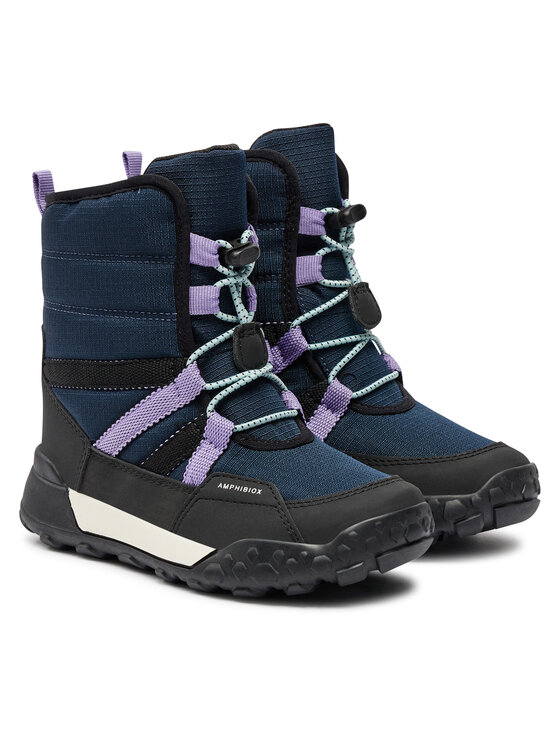 Geox Geox Čizme za snijeg Trekkyup J46M7F 0FU50 C4267 S Tamnoplava