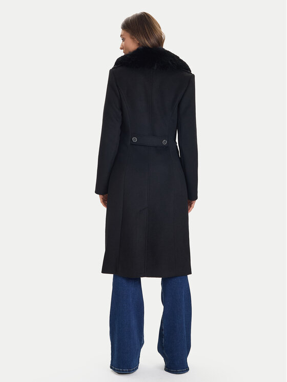 Guess Guess Cappotto di lana W5BL19 W2642 Nero Regular Fit
