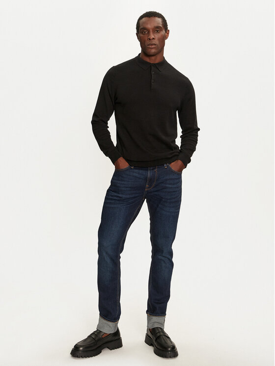 Brave Soul Brave Soul Pulover MK-273PLACKET Negru Regular Fit