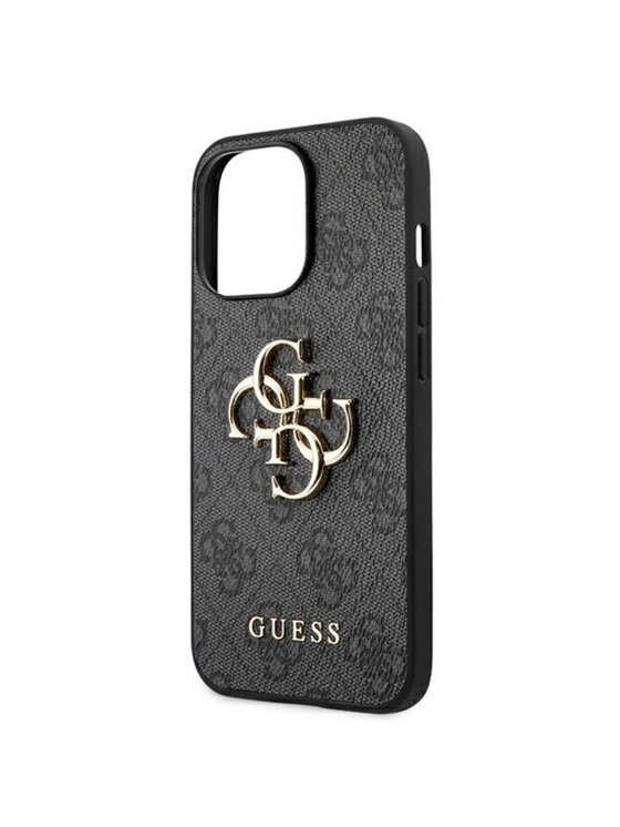 Guess Guess Etui na telefon 4G Big Metal Logo Szary