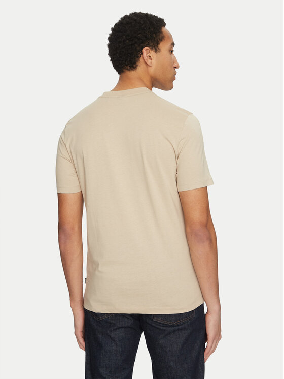 BOSS BOSS T-shirt Thompson 01 50468347 Bež Regular Fit