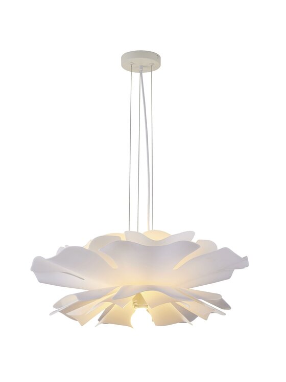 MIAhome MIAhome Lampa PEONY biała 50 cm Biały