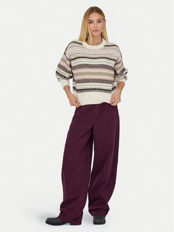 ONLY ONLY Svetr Arianne 15285832 Béžová Regular Fit