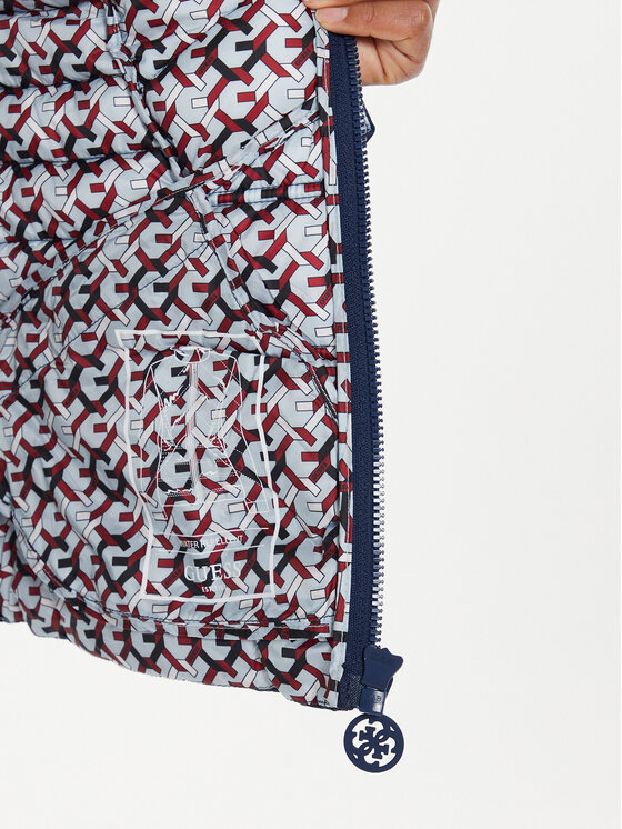 Guess Guess Pārejas jaka Juliane W4YL39 WGAE2 Tumši zils Regular Fit