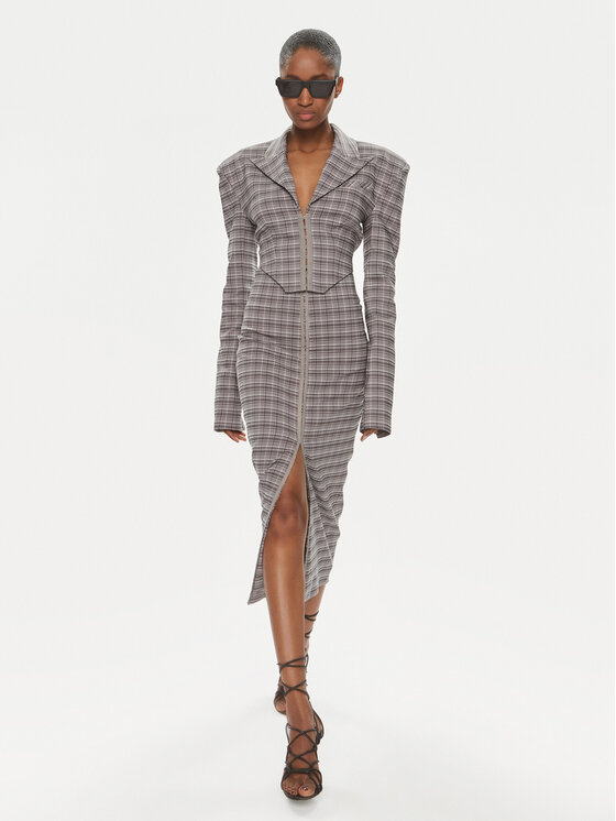 ROTATE ROTATE Спідниця-олівець 1122772947 Сірий Slim Fit