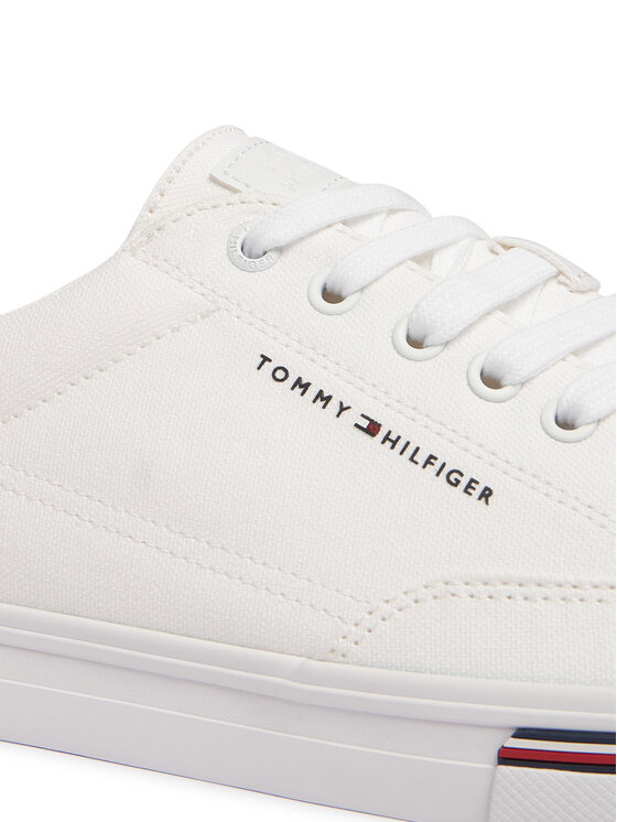 Tommy Hilfiger Tommy Hilfiger Teniși Vulc Core Rwb Long FM0FM05813 Alb