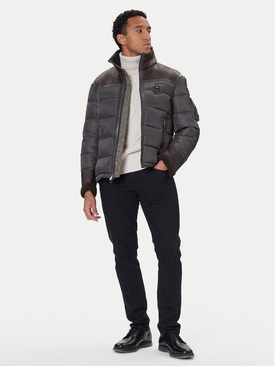 Blauer Blauer Μπουφάν χειμωνιάτικο ORGAN 25WBLUC02028 Πράσινο Regular Fit