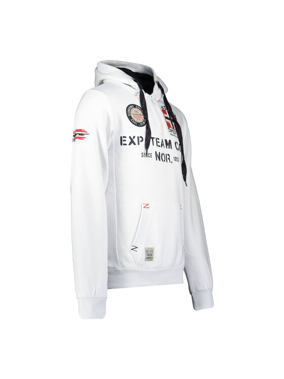 Geographical Norway Geographical Norway Bluza WT1885H/GN-WHITE Biały Reglan Fit