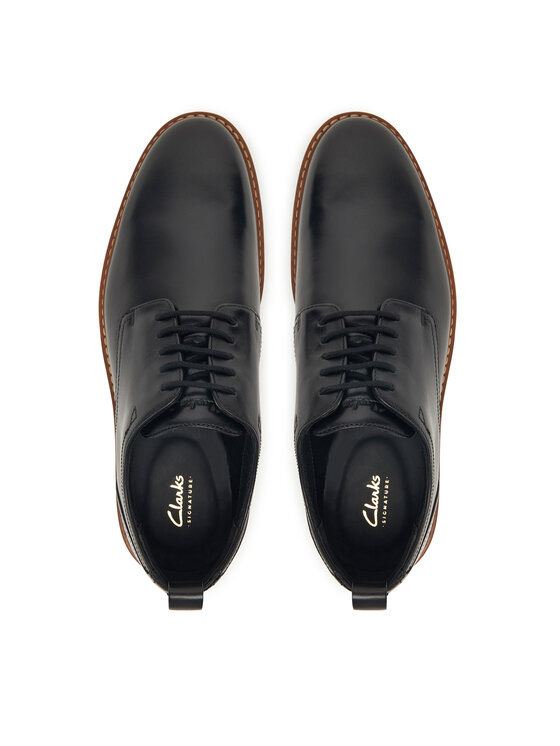 Clarks Clarks Туфлі Aldwin Lace 26183981 Чорний