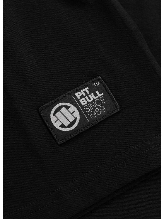 PITBULL PITBULL T-Shirt Koszulka męska Ultra Light SO CAL XS Czarny Regular Fit