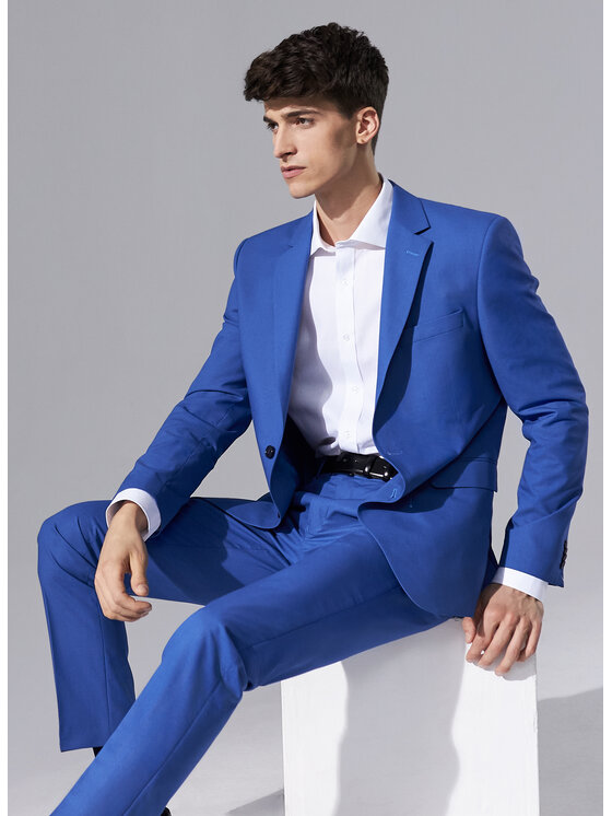Pako Lorente Pako Lorente Marynarka P22SF-3G-020 Niebieski Slim Fit
