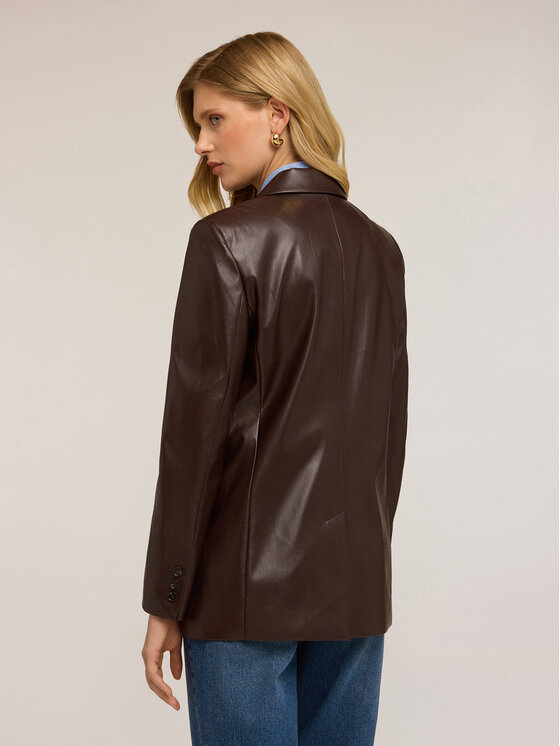 Motivi Motivi Giacca in similpelle Q735Q000958N022 Marrone Regular Fit
