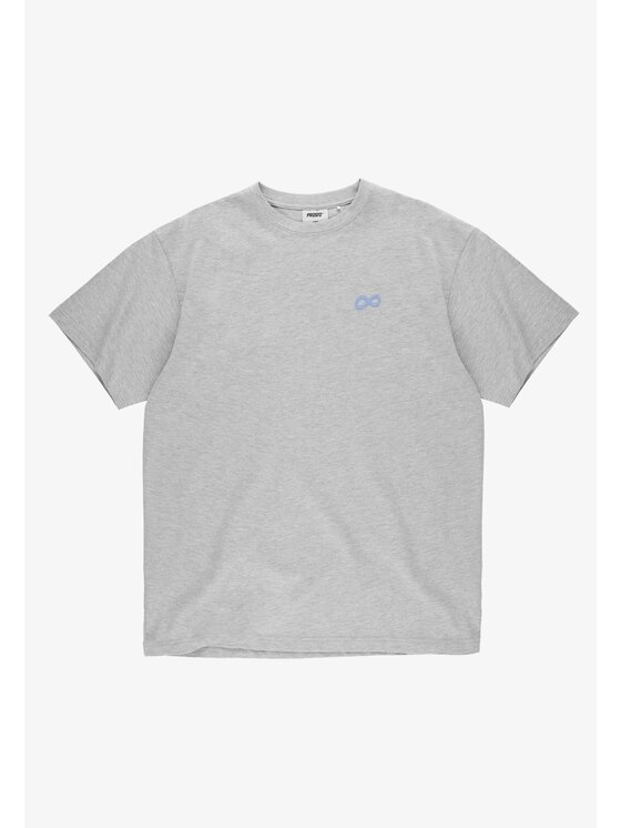 PROSTO. PROSTO. T-Shirt Big log Infinity Szary Oversize