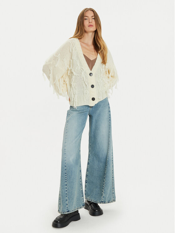 ViCOLO ViCOLO Džínsy DS0114 Modrá Wide Leg