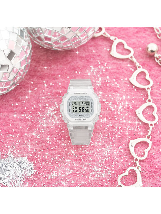 Baby-G Baby-G Hodinky Casio-BGD-565GC-7ER Bezbarvá